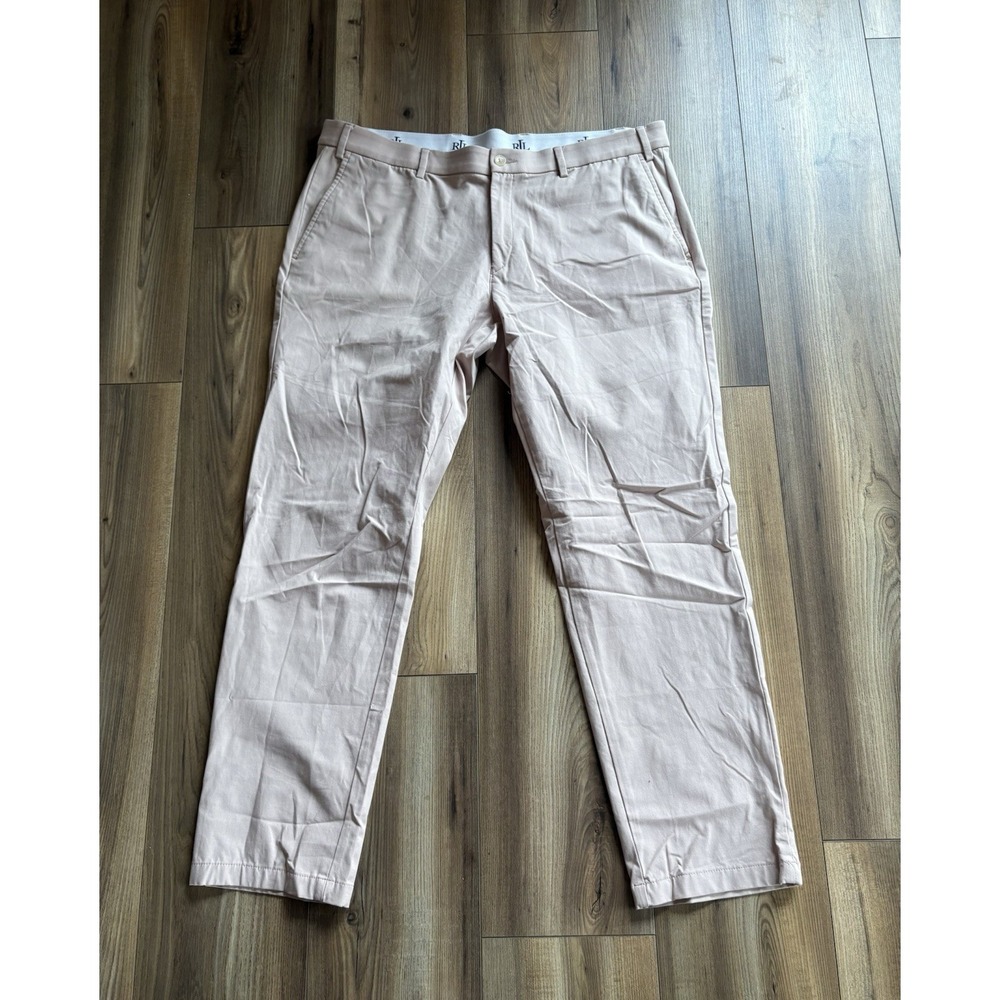 LAUREN RALPH LAUREN Mens Golf Leisure Performance Pants 38x30 Salmon Pink Preppy